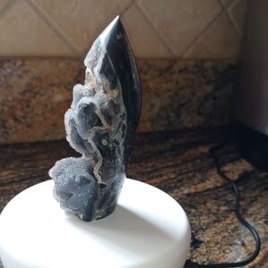 Very Druzy Black Moonstone